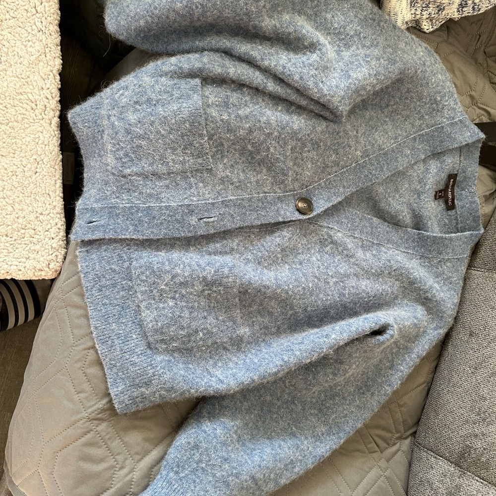 Banana Republic Blue Cardigan Sweater